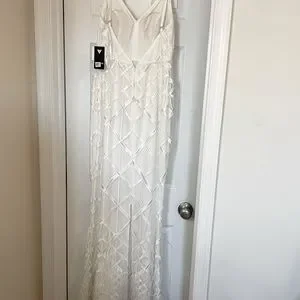 chinese dress ladies Guess Embroidered Maxi - Dress